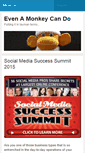 Mobile Screenshot of evenamonkeycando.com